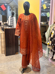 Elegant 2 Piece Embroidered Lawn Suit