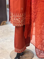 Elegant 2 Piece Embroidered Lawn Suit