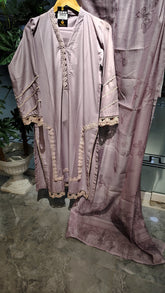 Elegant Lowan 3-piece lace work suit by Fashion Street, featuring intricate lace details and tailored fit in a stylish ensemble.