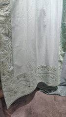 Elegant Mint Green Embroidered Lawn 3 Piece Suit
