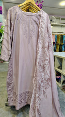 Elegant Embroidered Lawn 3 Piece Suit