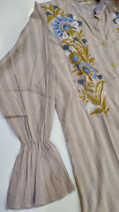 Elegant short-length lawn kurta by Fashion Street featuring intricate embroidery and vibrant fabric, perfect for summer wear.