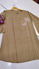 Elegant Embroidered Lawn Kurta