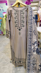 3-Piece Heavy Embroidered Lawn Suit
