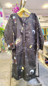 Black 2-Piece Light Cotton Suit
