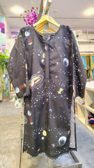 Black 2-Piece Light Cotton Suit