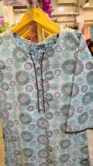 2-Piece Printed Cotton Suit