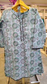 2-Piece Printed Cotton Suit