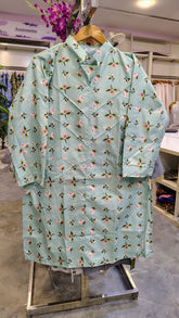 2-Piece Floral ElegantCotton Suit