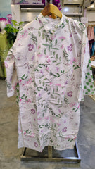Elegant 2-Piece Printed Cotton Suit