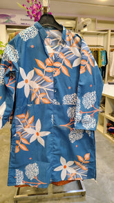 Royal Blue 2-Piece Cotton Suit