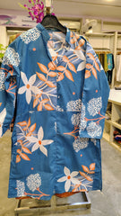 Royal Blue 2-Piece Cotton Suit