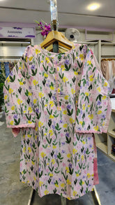 Floral Printed 2 Piece soft cotton Suit