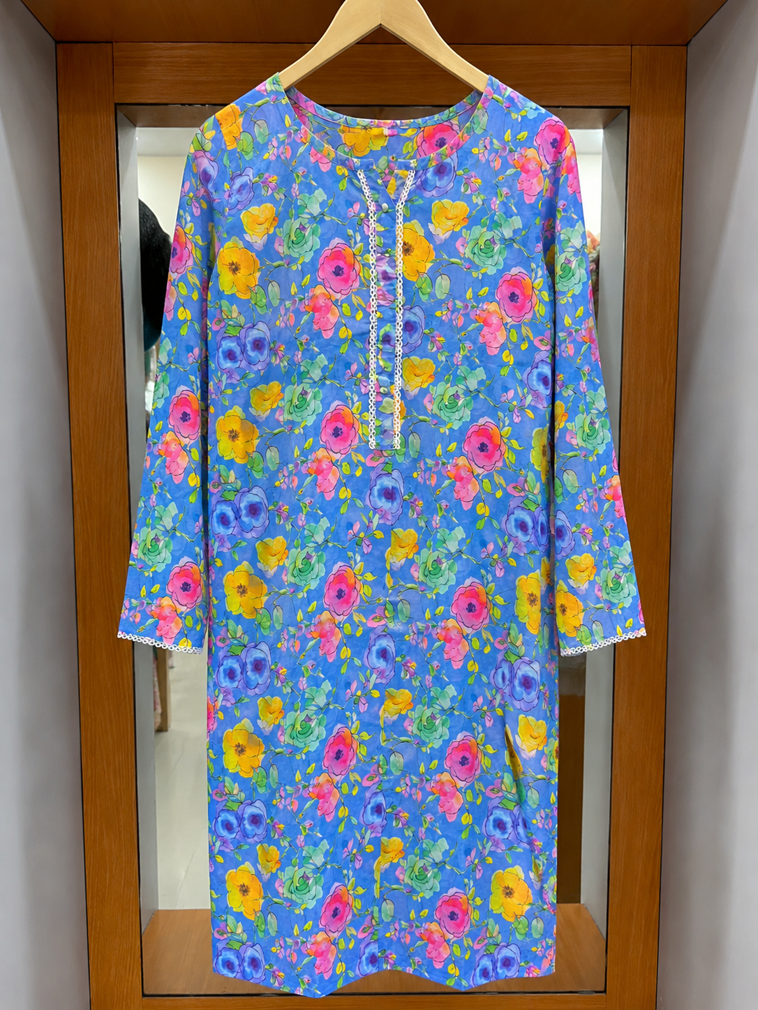 Elegant Floral 2 Piece Lawn Suit