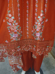 Elegant Lawn Embroidered 3-Piece Suit