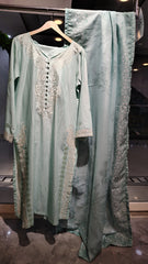 Elegant Embroidered Lawn 3 Piece Suit