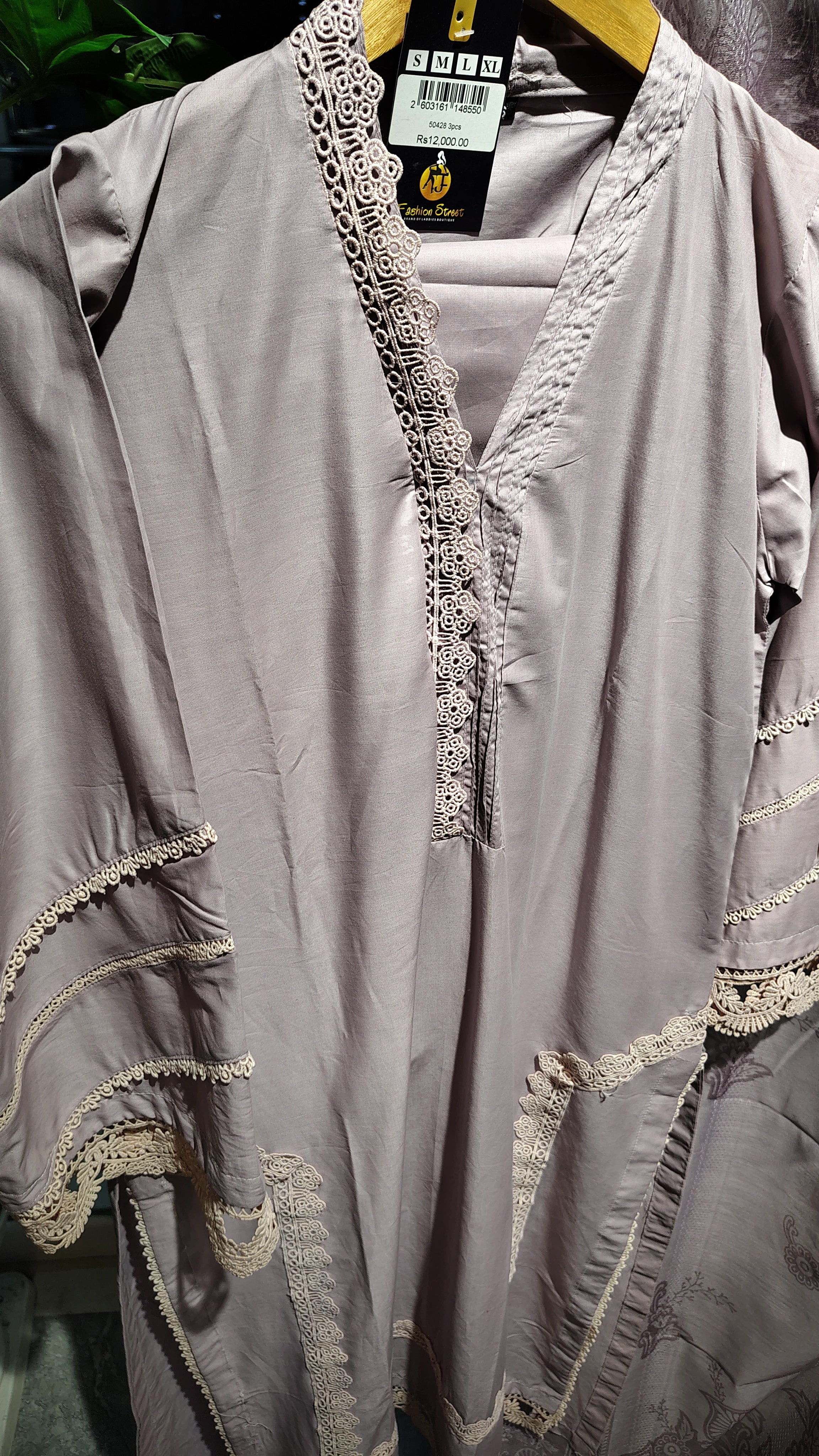 Elegant Lowan 3 Piece Lace Work Suit