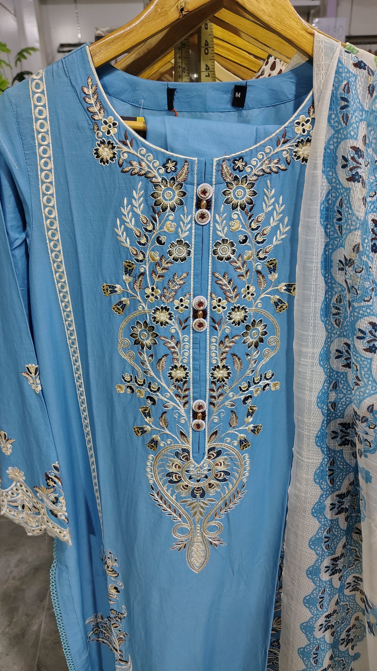 Elegance 3-Piece Lawn Suit – Fully Embroidered