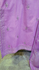 Embellished Lawn Suit with Chiffon Dupatta