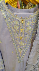 Elegant Lavender Embroidered Suit Collection