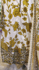 Elegant Floral Printed 3-Piece Suit