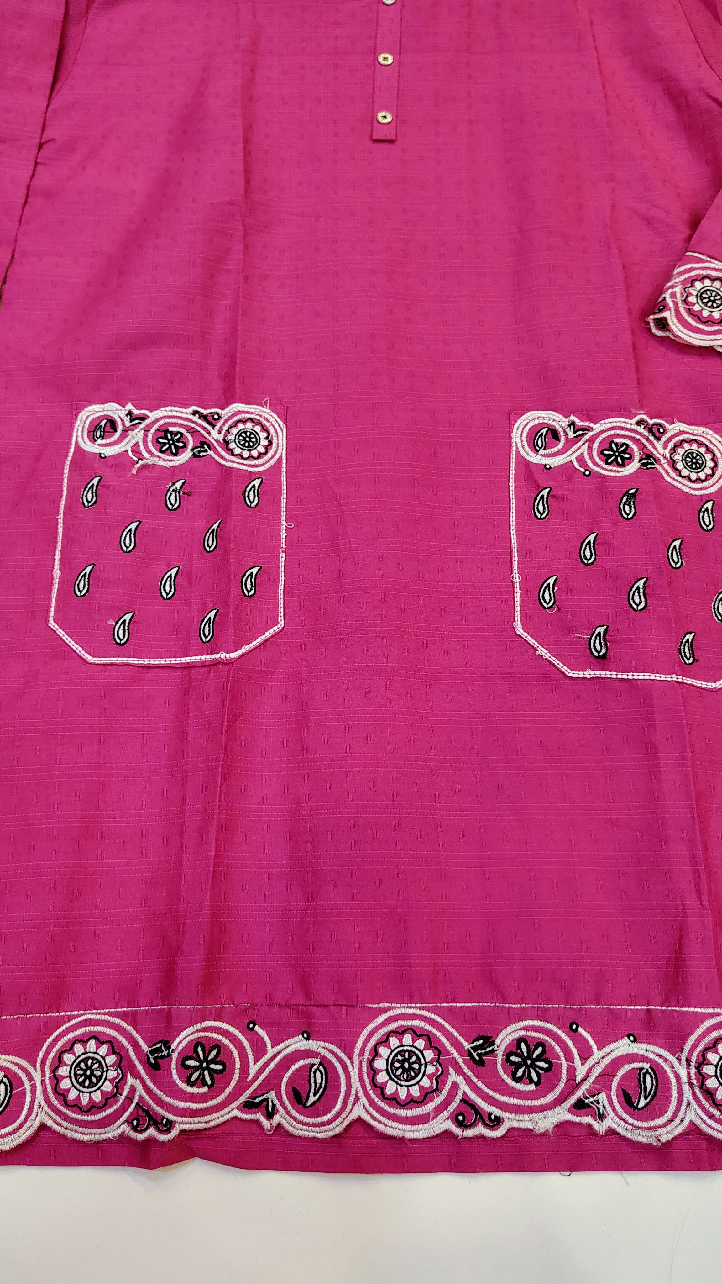 Short Length Embroidered Lawn Kurta