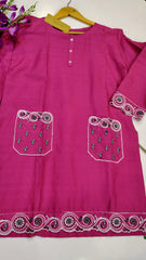 Short Length Embroidered Lawn Kurta