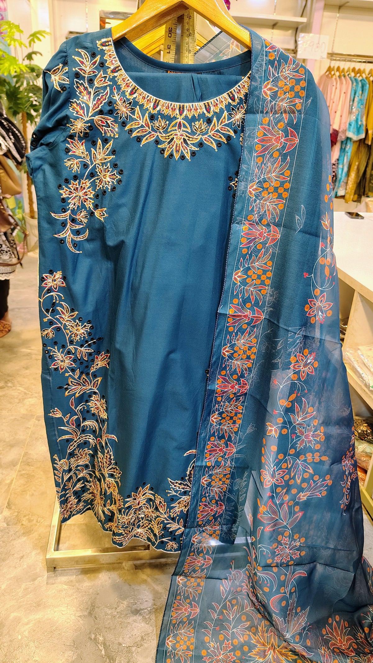 3-Piece Stitched Lawn Suit