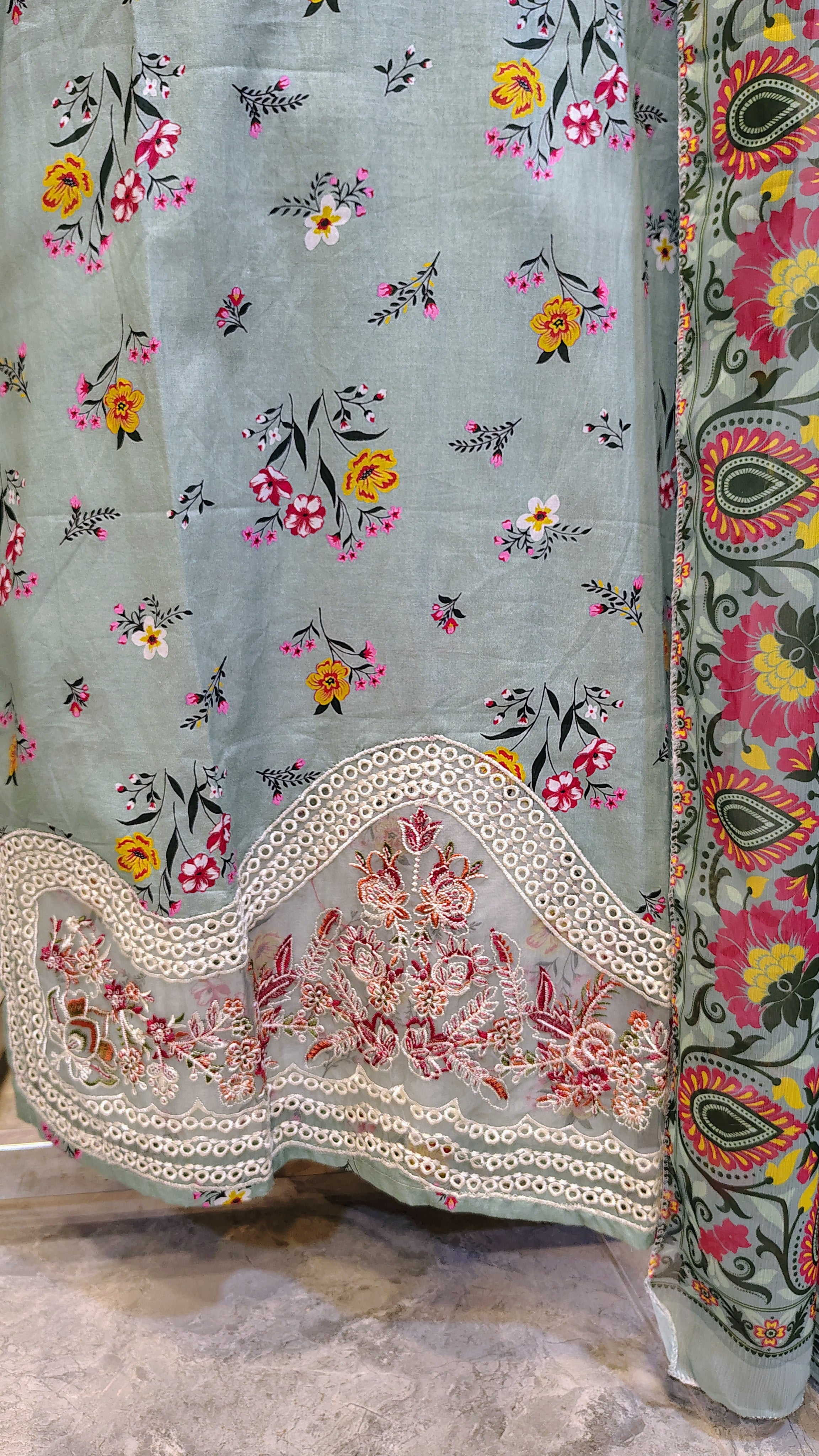 Embroidered 3-Piece Lawn Suit