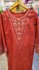 Embroidered 2-Piece Lawn Suit
