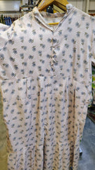 Floral Printed Cotton Long Frock