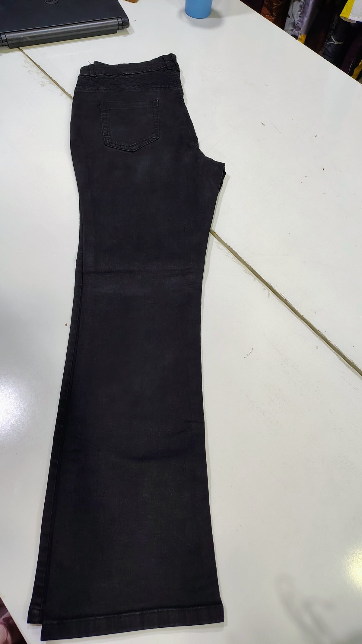 Black Plus Size Wide Leg Jeans