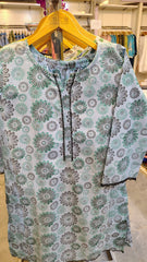 2-Piece Printed Cotton Suit