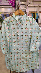 2-Piece Floral ElegantCotton Suit