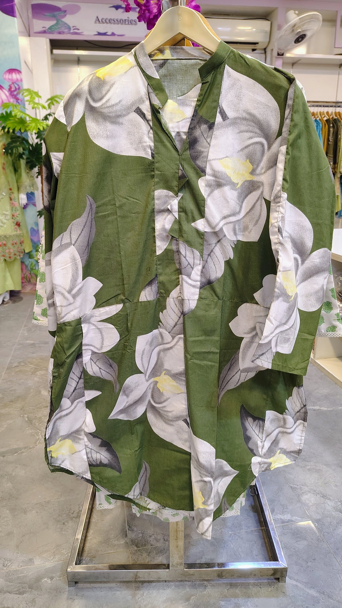 Elegant 2-Piece Cotton Suit – Summer Wear