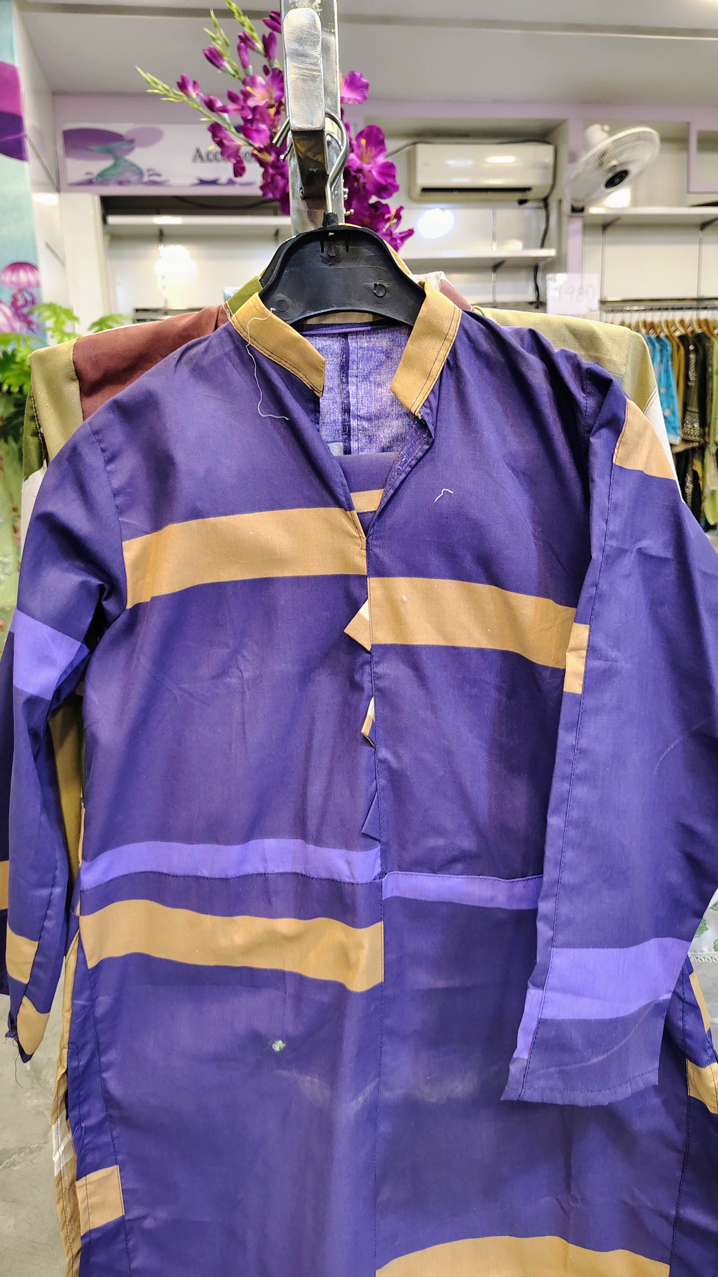 Elegant 2-Piece Cotton Suit