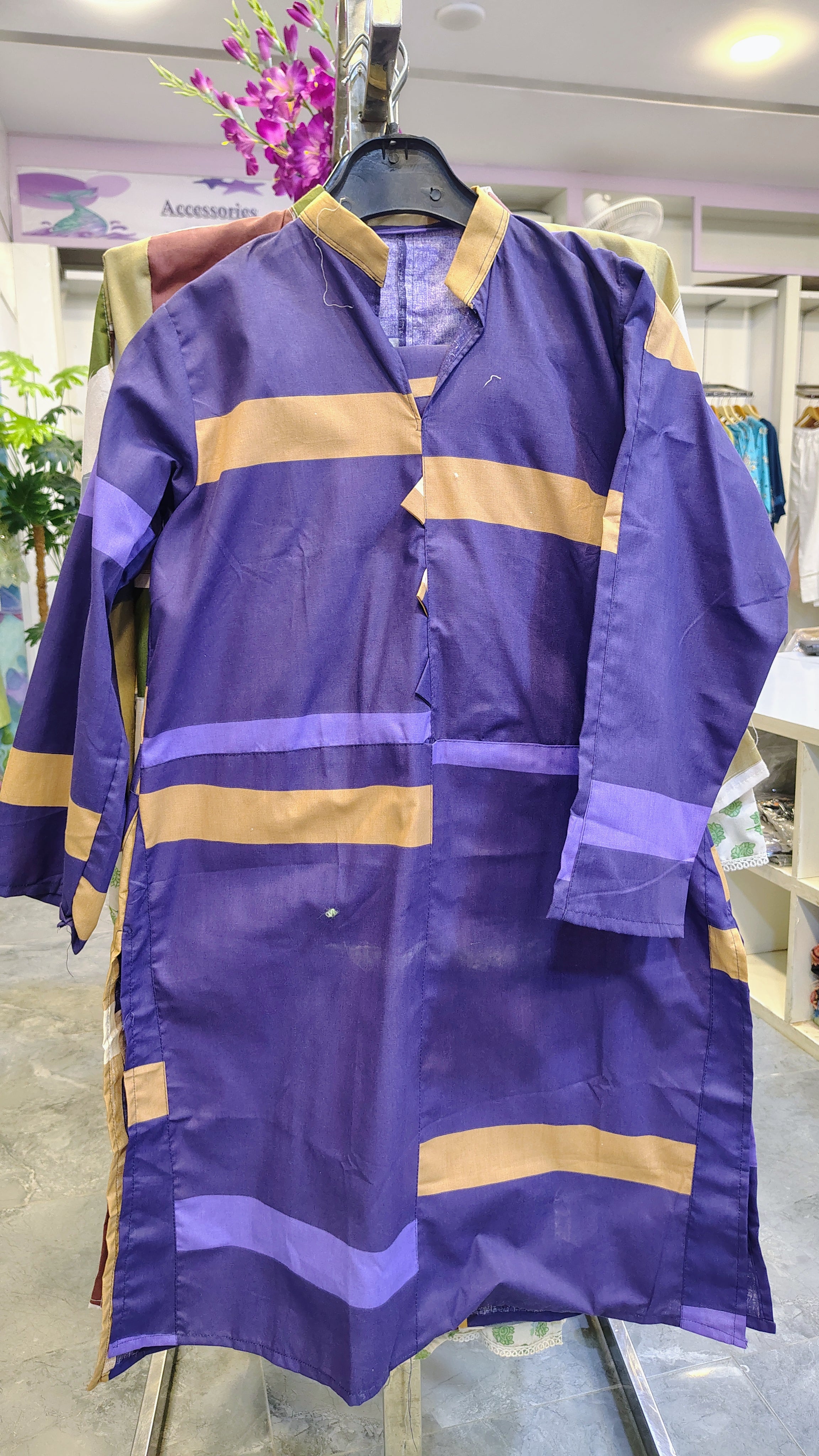Elegant 2-Piece Cotton Suit