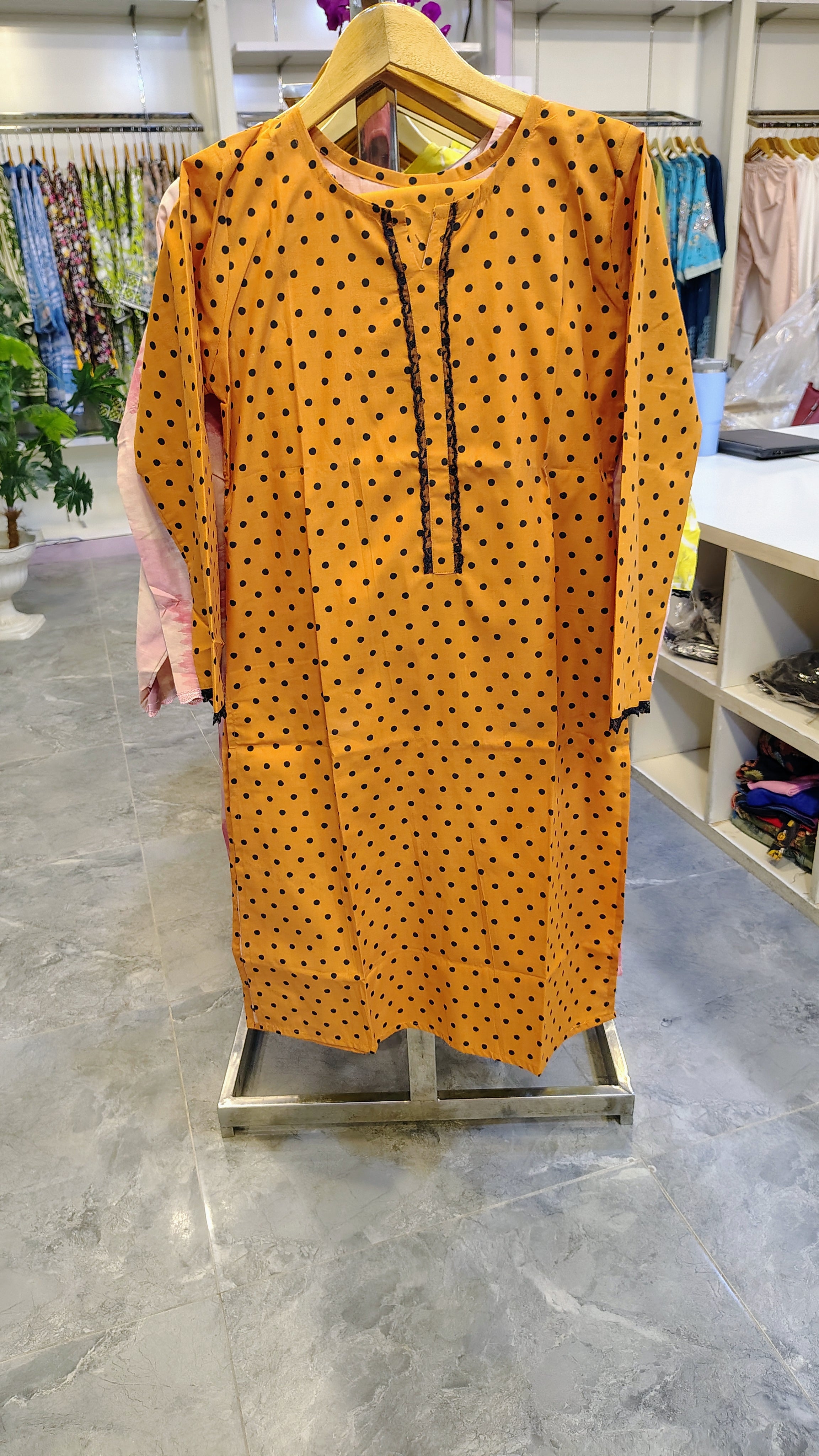 ✨ Golden Charm Lawn Suit ✨